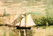 Winslow Homer Gloucester Schooners and Sloop oil painting picture wholesale